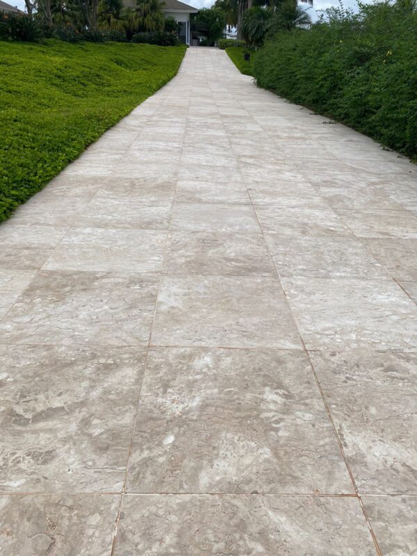 Piso Mármore Travertino Rustico Estucado 55x55 - Image 4