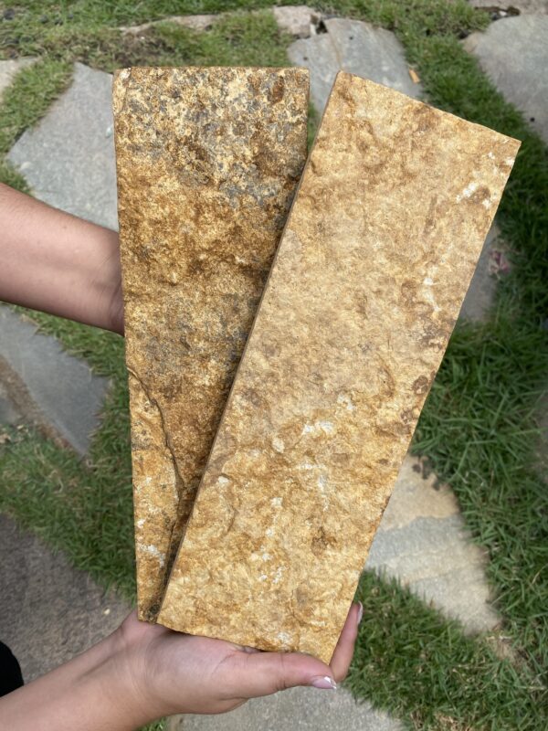 Travertino Rockface Gold 10x30